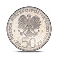 Polish coin BolesÃâaw III Krzywousty from 1982